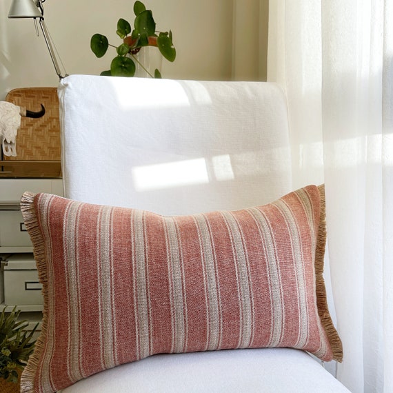 Linen Pillow Cover, Lumbar Pillow, Extra Long Lumbar Pillow