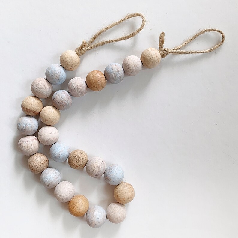 2 Baby blue curtain tie backs Boy nursery decor Dusty blue Etsy