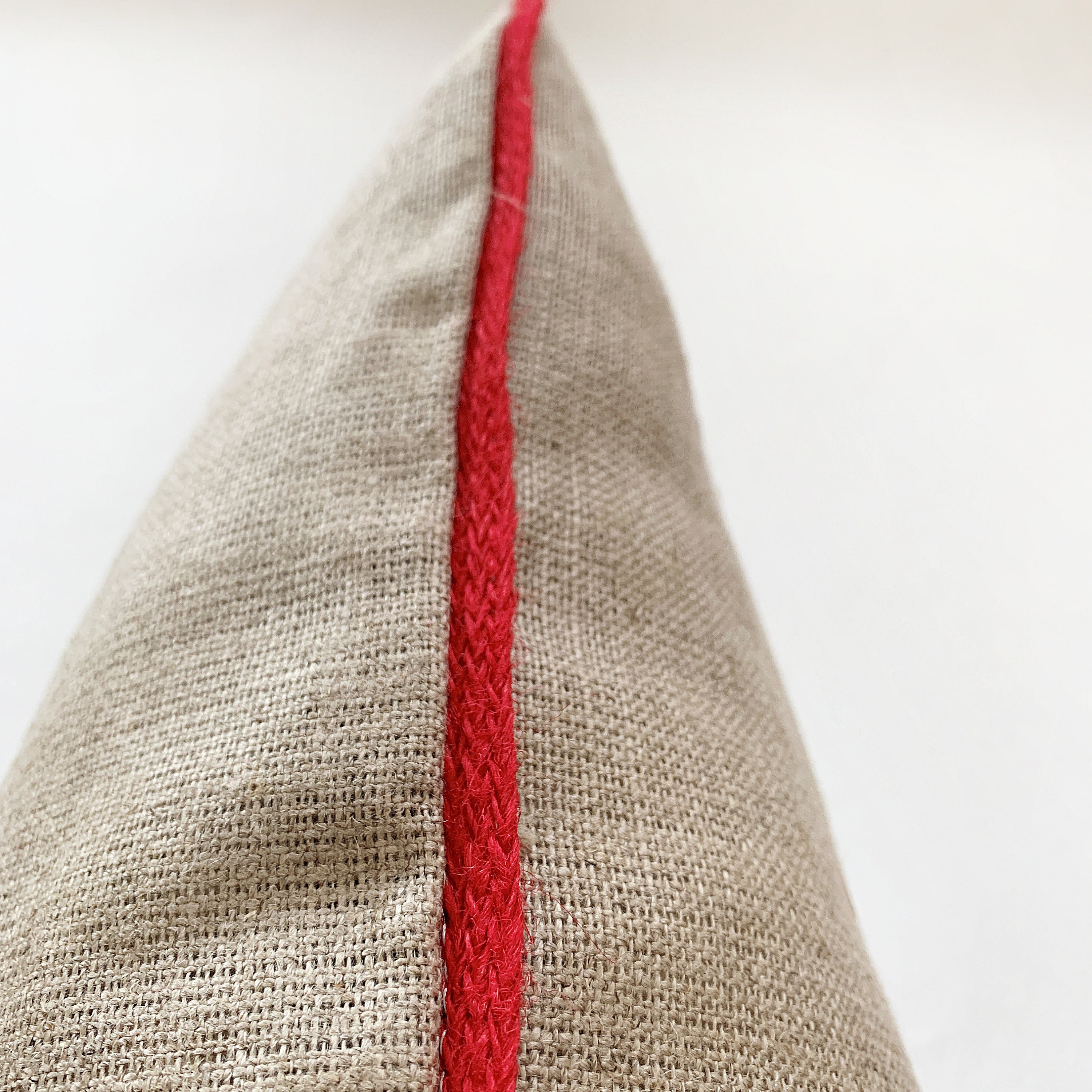 Country Linen Lumbar Pillow Cover Taupe Linen Cushion Case Etsy UK