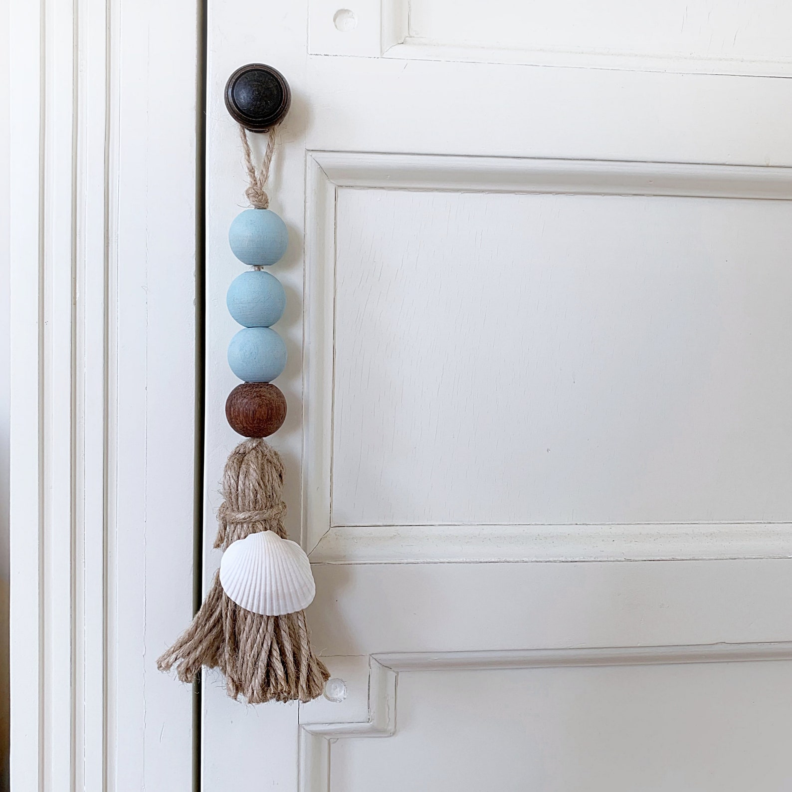 4 Drawer Pulls Coastal Door Hanging Farmhouse Door Hanger Etsy