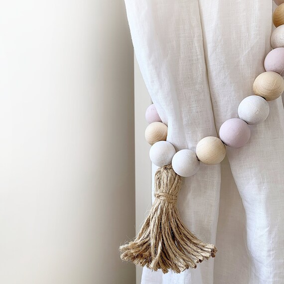Wedding Arch Drapes Hold Backs 2 Curtain Tie Backs For Blush Etsy