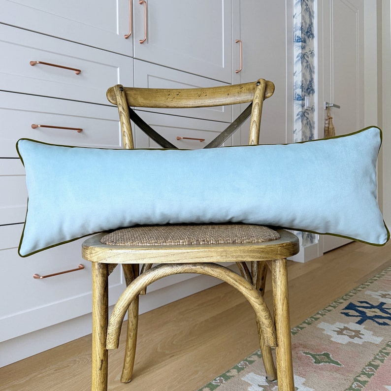 Light Blue Lumbar Pillownull