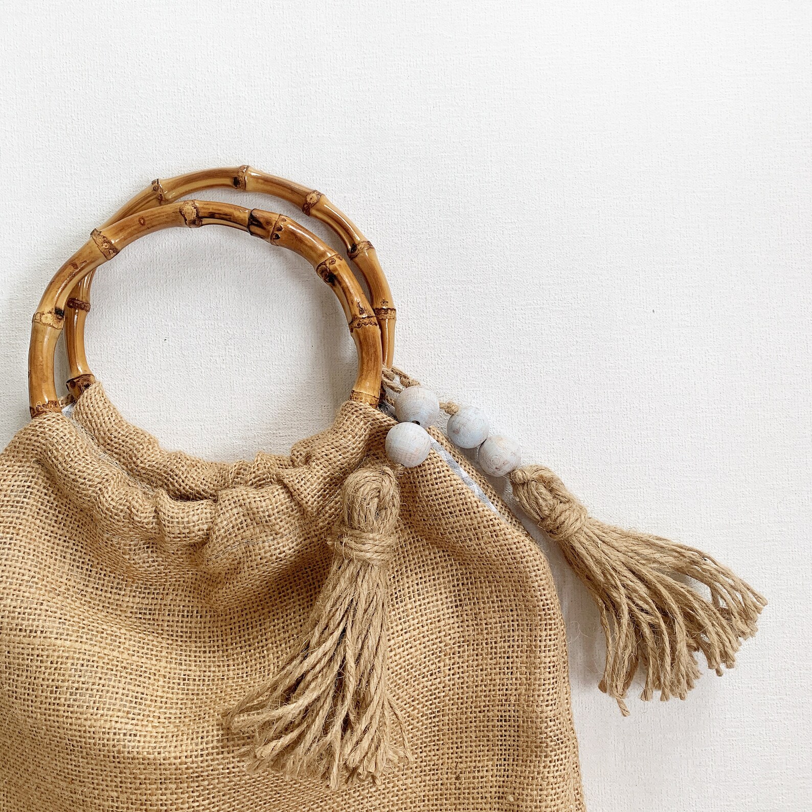 Fresh Flower Market Tote Bag Weekender Bag With Bamboo Etsy