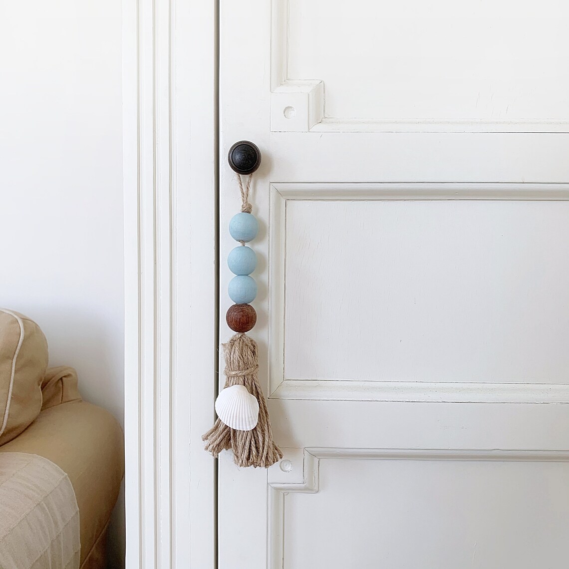 4 Drawer Pulls Coastal Door Hanging Farmhouse Door Hanger Etsy