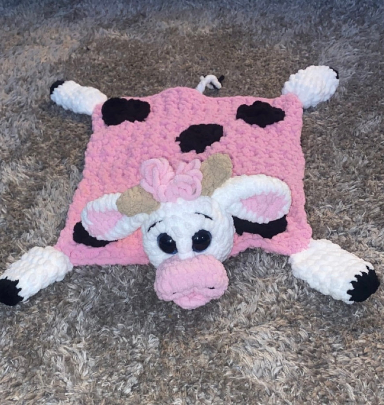 Cow Lovey Crochet Pattern ONLY Etsy