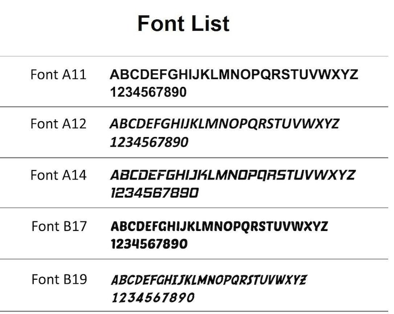 Set of 2 Snowmobile Registration Decals 2 INCH Numbers Etsy