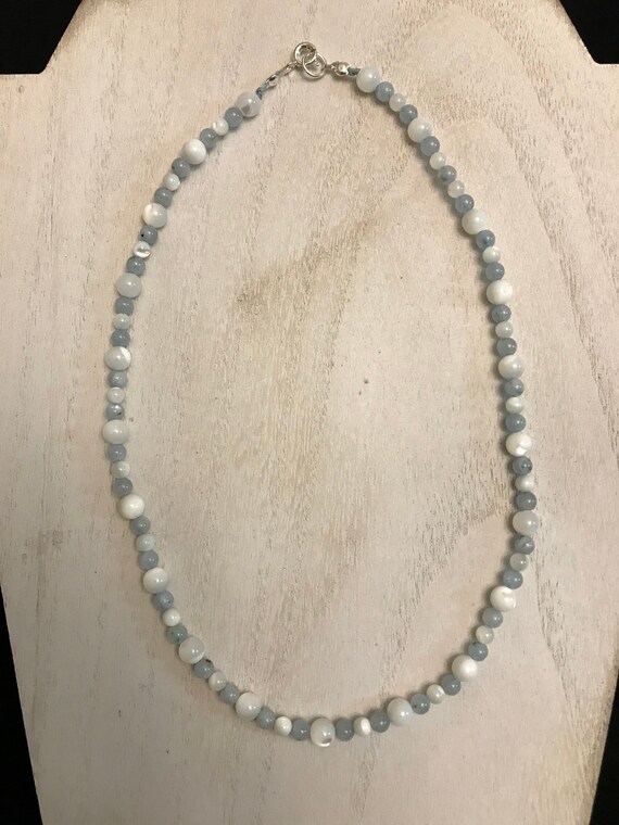 mother of pearl choker