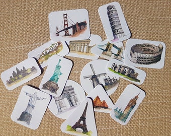 travel stickers etsy