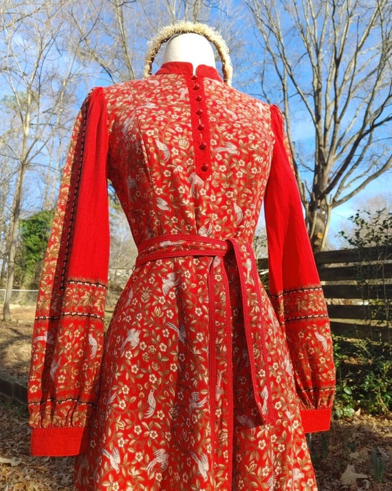 Folk dress Laura Ashley Gem