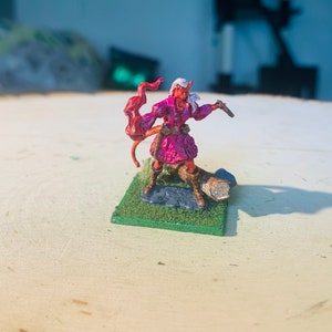 Female Tiefling Miniature Hand Painted for Dungeons & Dragons