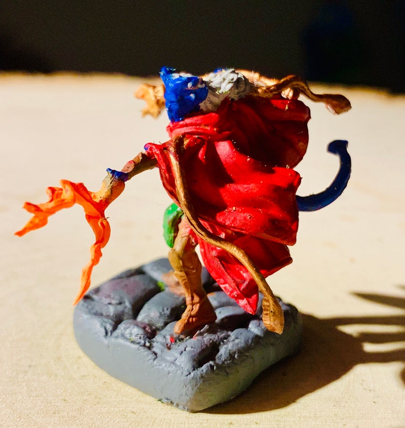 custom tiefling miniature