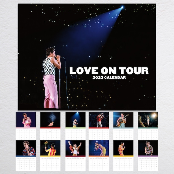 2023 Harry Styles Love on Tour Photo Wall Calendar - Etsy Sweden