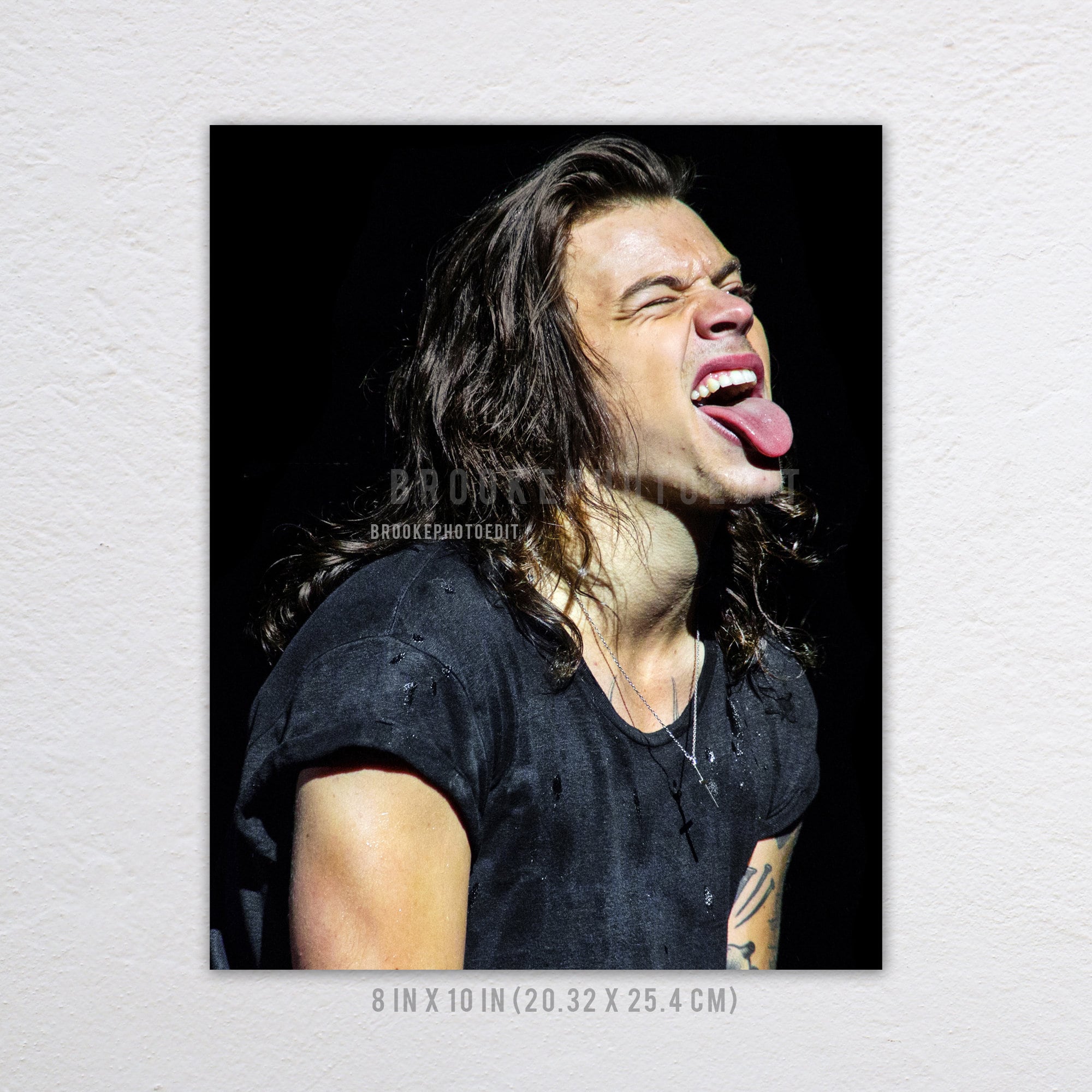 Harry Styles One Direction Long Hair Harry Tour Poster Print - Etsy