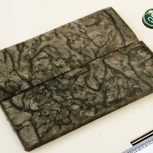 Poly Pearl Knife Handle Scales with Mosaic Pins (4.5&quot;)