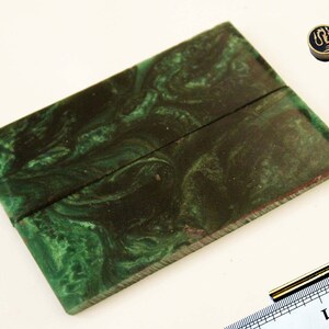 Colorful Poly pearl Knife Handle Scales pair L= 4.5 ,W = 1.5  With 2 Mosaic Pins and 2 Knife Handle Brass Pins    Code HS-36