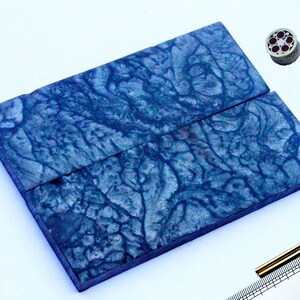 Colorful Poly pearl Knife Handle Scales pair L= 4.5 ,W = 1.5  With 2 Mosaic Pins and 2 Knife Handle Brass Pins    Code HS-88