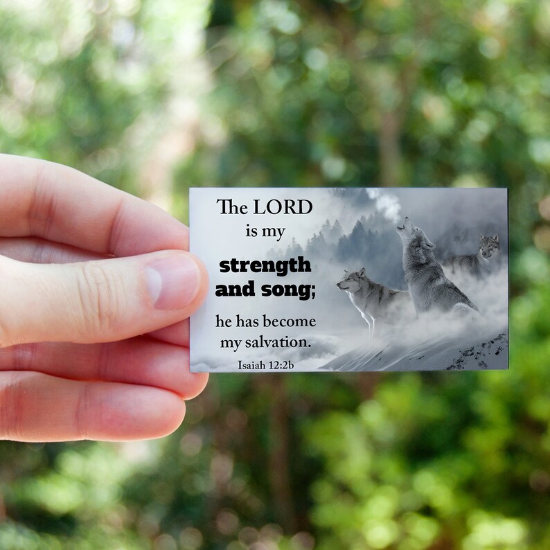 Wolf Scriptures 10 Wolf Printable Scripture Cards -C#1- INSTANT DOWNLOAD, Wolf Wolves ...
