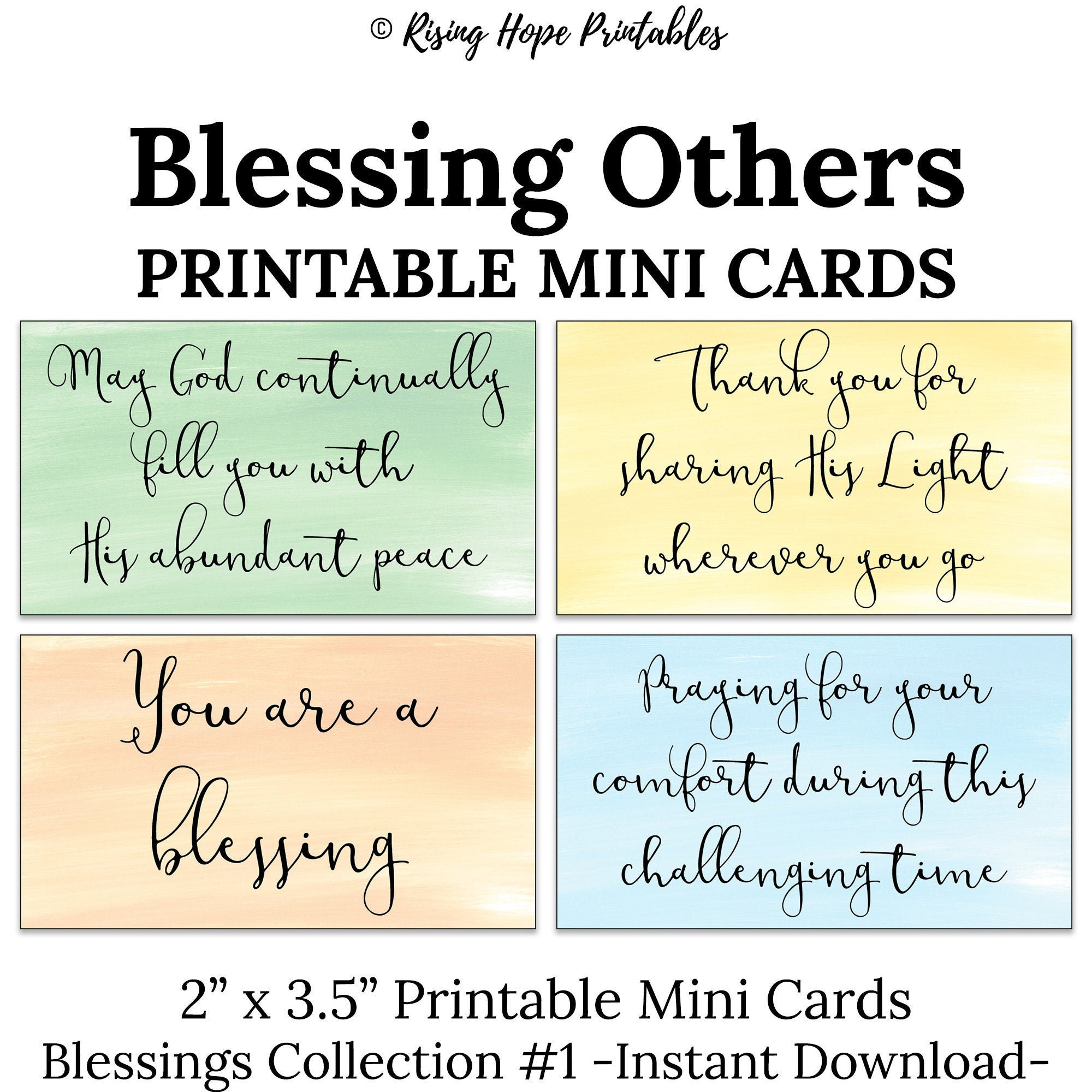 Bless Others Printable Mini Cards -C1- INSTANT DOWNLOAD, Encourage Bless Thank Prayer Christian Watercolor Mini Cards - Assorted Christian - Etsy bless-others-printable-mini-cards-c1-instant-download-encourage-bless-thank-prayer-christian-watercolor-mini-cards-assorted-christian-etsy