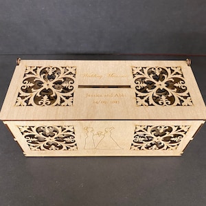 Libro de visitas para bodas, libro de visitas alternativo, libro de visitas único para bodas, libro de visitas de madera para bodas, caja de pareja