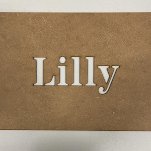 Personalised Name Stencil, Custom Name Stencil, Name Stencil, Reusable Painting Stencil A6 A5 A4, MDF