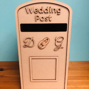 Anelli, cassetta postale per matrimonio, giorno del matrimonio, porta carte, taglio laser, scatola personalizzata per carte, idee matrimonio