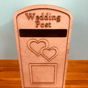Cuori, scatola postale per matrimonio, porta biglietti per matrimonio, taglio laser, scatola per biglietti