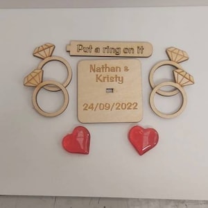 Personalised wedding favours, wedding favour for guests, wedding games, table decorations for wedding, wedding table games, ring toss game