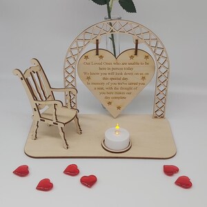 結婚記念キャンドルホルダー、追悼キャンドル、記念品、記念看板、あなたがいなくて寂しいという銘板、あなたがここにいてくれたらいいのにという結婚記念看板