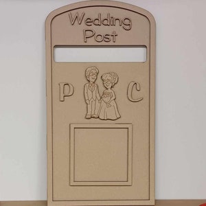 Grande scatola postale per matrimonio, porta biglietti per il giorno delle nozze, taglio laser, scatola per biglietti, decorazione per coppie