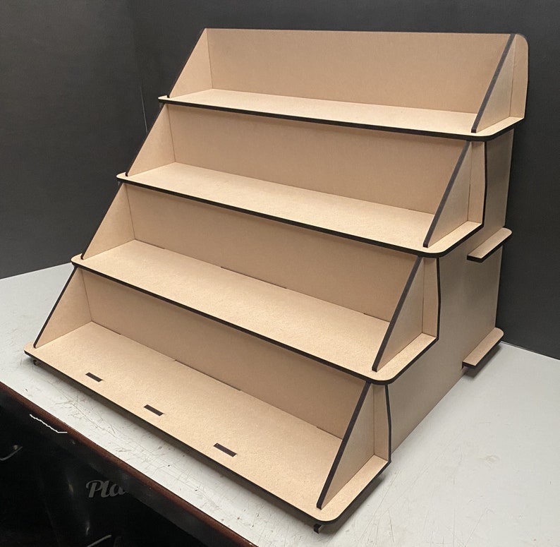 Collapsible MDF Display Shelf: Craft Fair Tiered Stand - Etsy
