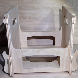 RokCrate - 積み重ね可能な 12 インチ ビニール レコード収納クレート - メープル合板 - Kickstarter に掲載