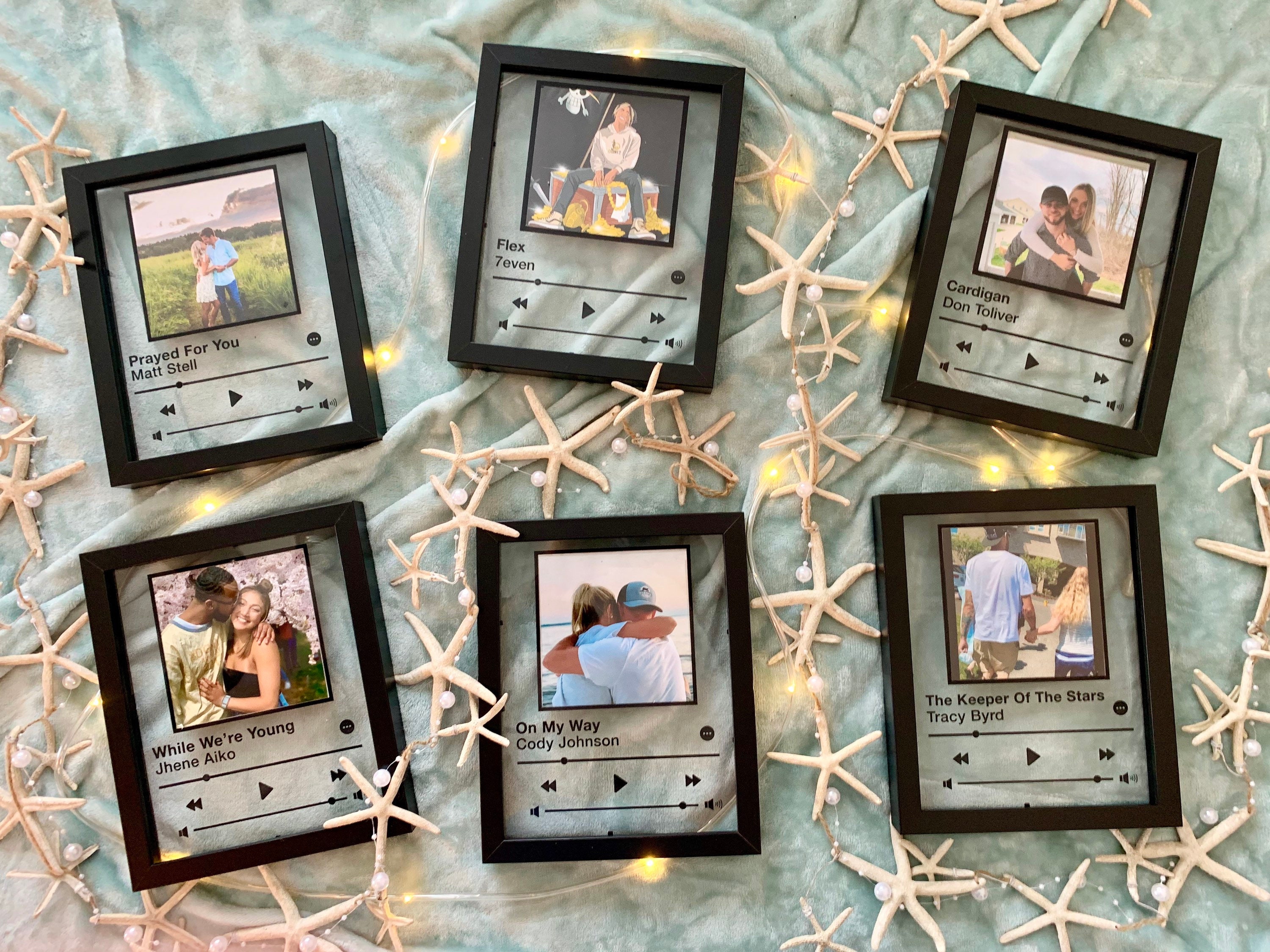 Laser Engraved Custom Acrylic Music Player Display | Song Plaque | 8x10 Spotify/Apple Music Premium Acrylic | Mothers day Gift