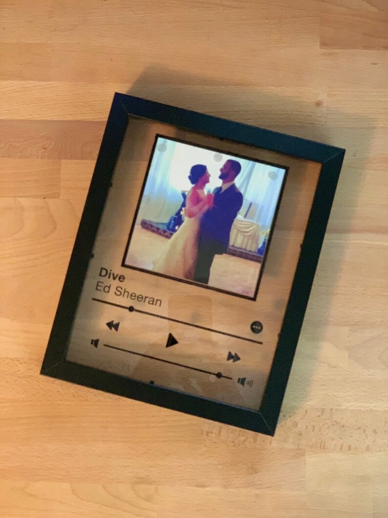 Premium Engraved Custom 8 x 10 Acrylic Music Plaque