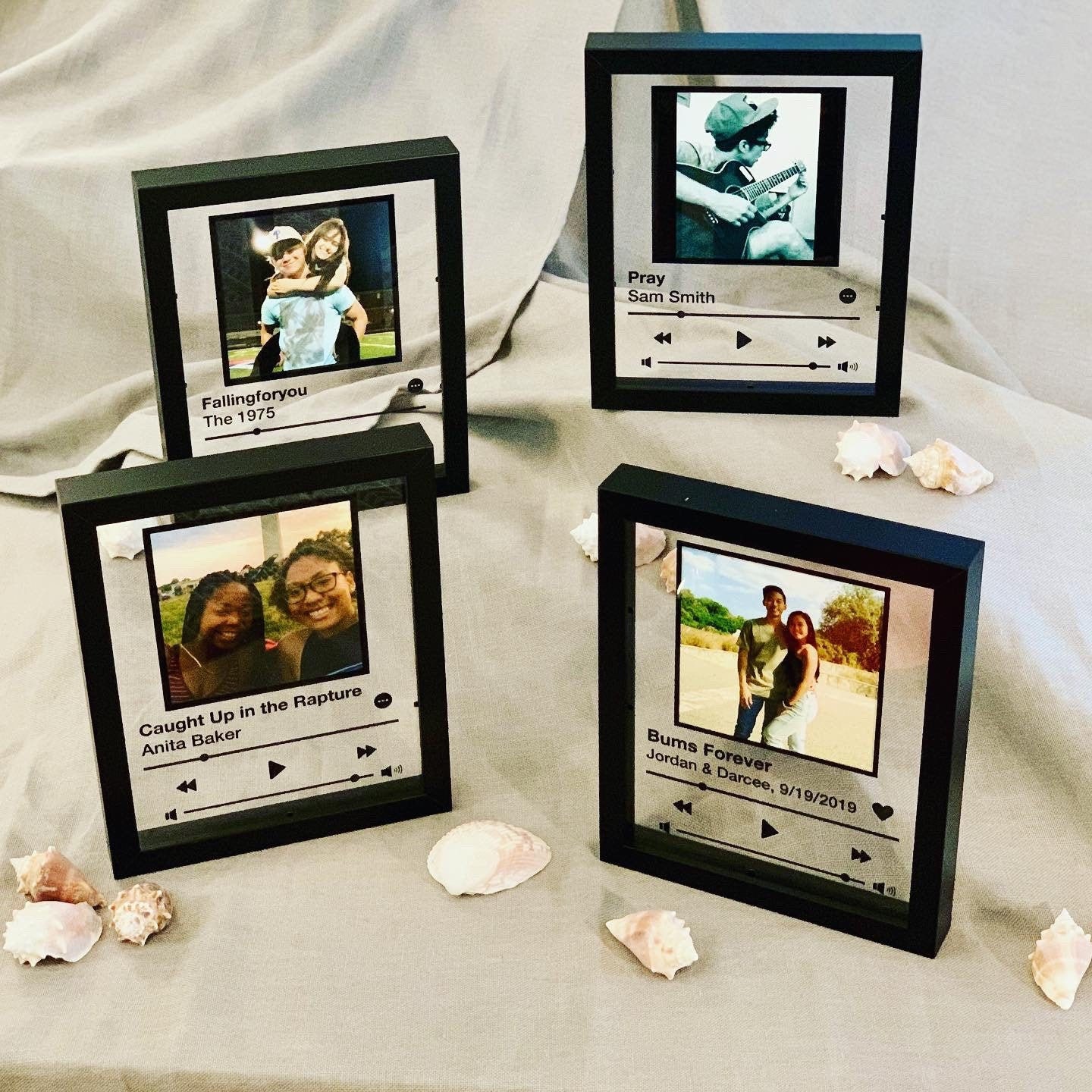 Laser Engraved Custom Acrylic Music Player Display | Song Plaque | 8x10 Spotify/Apple Music Premium Acrylic | Mothers day Gift