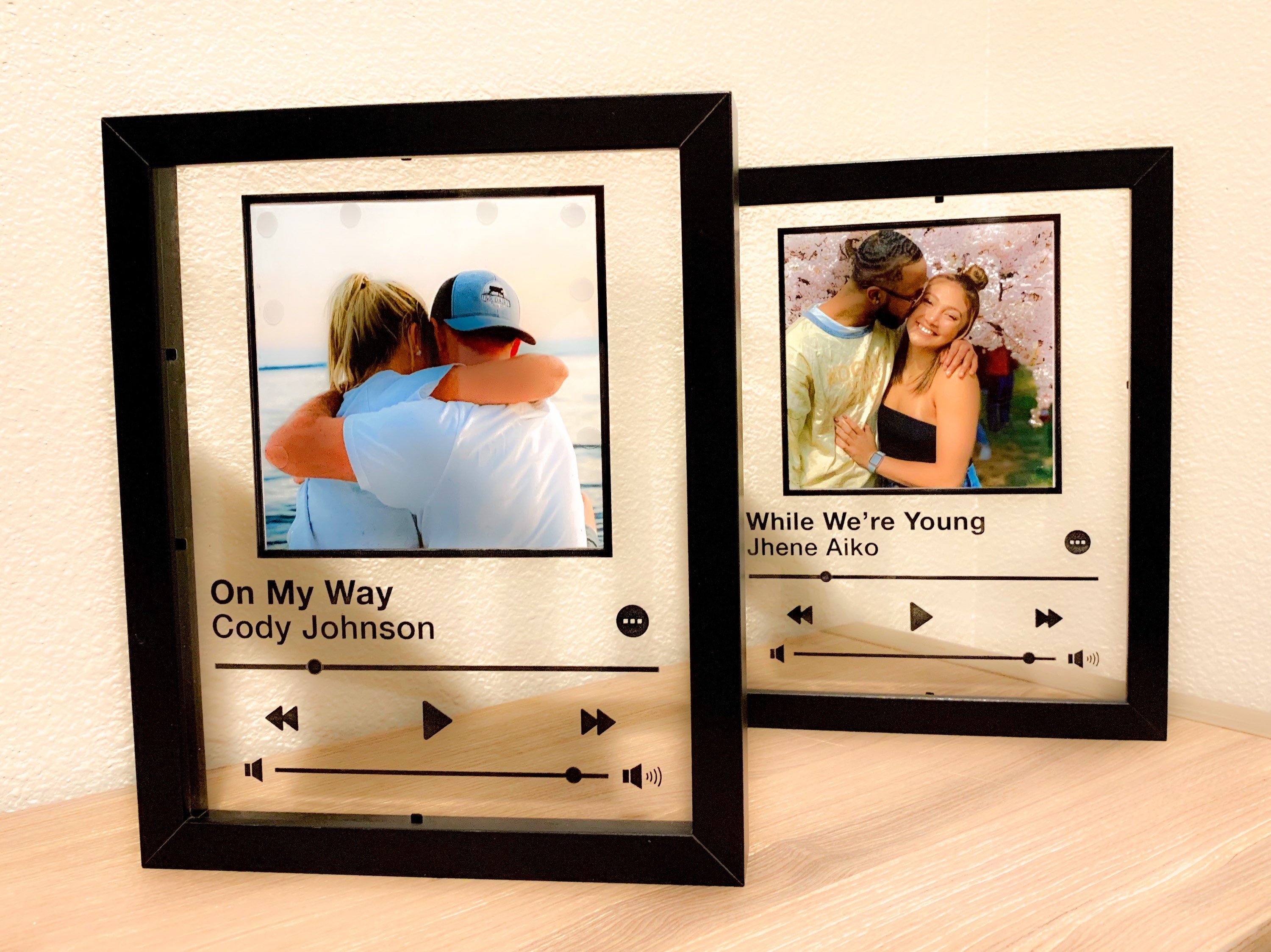 Laser Engraved Custom Acrylic Music Player Display | Song Plaque | 8x10 Spotify/Apple Music Premium Acrylic | Mothers day Gift