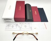 NEW Cartier Gold Bolon C-decor Eyeglasses Sunglasses CT0045O