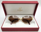 Autentic Cartier Gold C-Decor Sunglasses