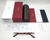 NEW Cartier Red Syracuse CT0056O Glasses