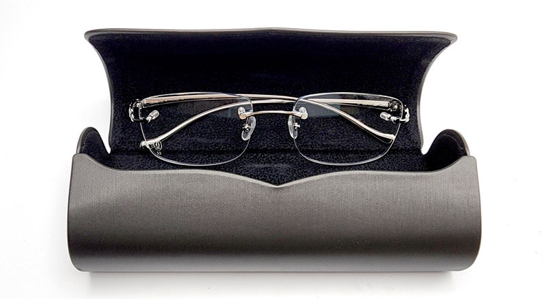 NEW Cartier Silver Panther Spotted Black Glasses - Etsy