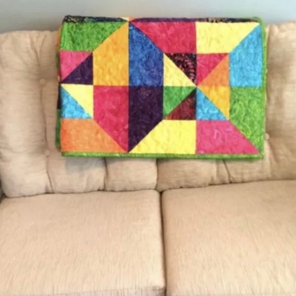 Multi Colored Throw Etsy