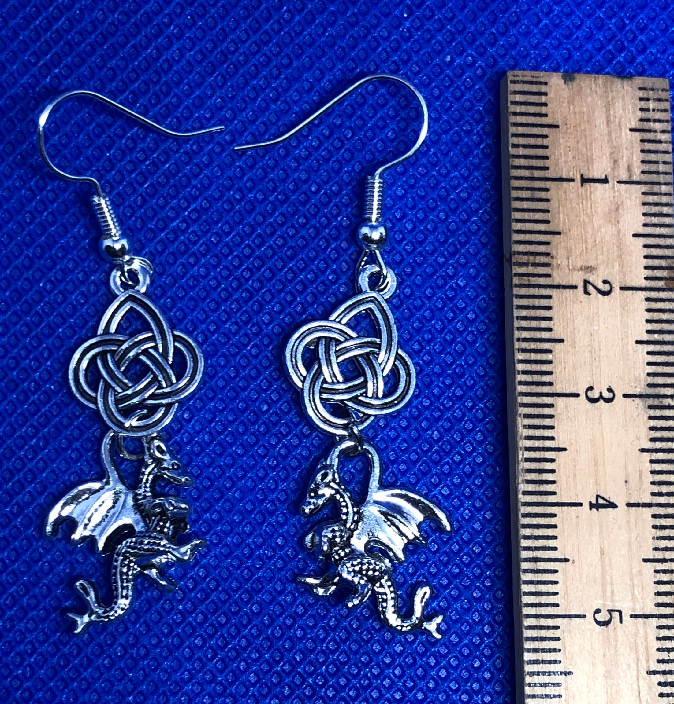 ONEFINITY Orecchini a forma di drago, in argento Sterling 925, con