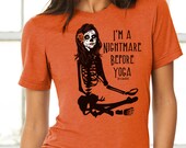 I 39 m a Nightmare Before Yoga Halloween Unisex T-shirt