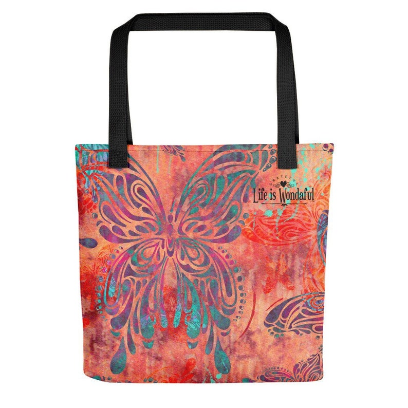 Watercolor Butterfly Tote bag