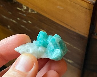 Brazilian Amazonite Crystal with Albite, Minas Gerais