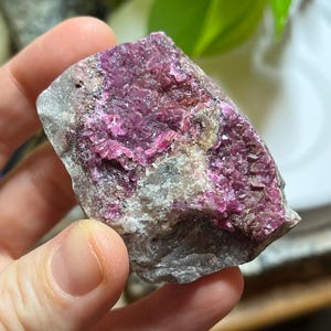 All-natural deep pink cobaltoan calcite from DR Congo!