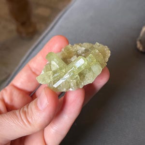 Stunning vesuvianite crystal cluster from Jeffrey Mine, Canada!