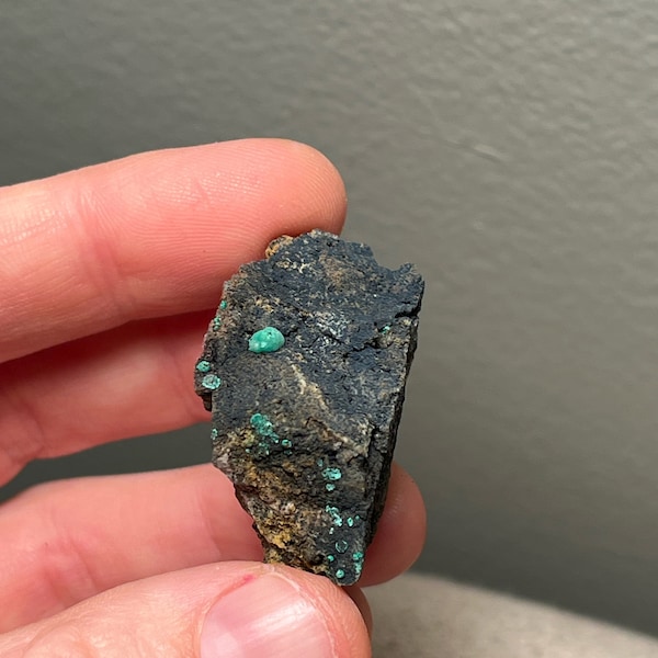 Neat botryoidal chrysocolla from the Planet mine in La Paz Co., Arizona