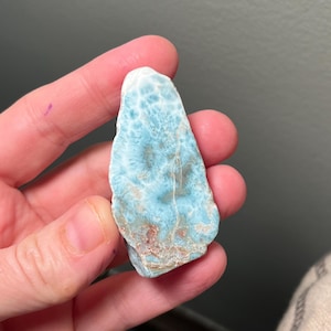 Polished, beautiful sample of Larimar (pectolite) from the Dominican Republic!