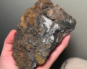 Pyrolusite from Alberta, Michigan!