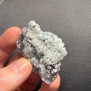 Gorgeous teal smithsonite with waxy luster from Choix, Mexico!